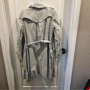 NWT Calvin Klein Stylish Gray Women's Trench Coat